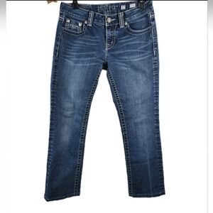 Miss Me Easy Capri 5 Pocket Bling Jeans JE1049EP3 Size 27